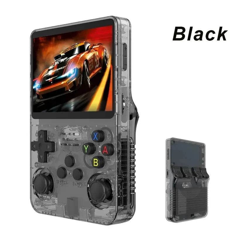 Consola de juegos portátil Retro ARKOS R36S, sistema Linux, reproductor de vídeo con pantalla IPS de 3,5 pulgadas, consola de juegos portátil de 64GB/128GB