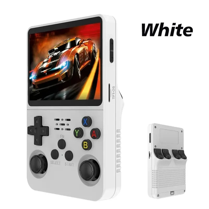Consola de juegos portátil Retro ARKOS R36S, sistema Linux, reproductor de vídeo con pantalla IPS de 3,5 pulgadas, consola de juegos portátil de 64GB/128GB