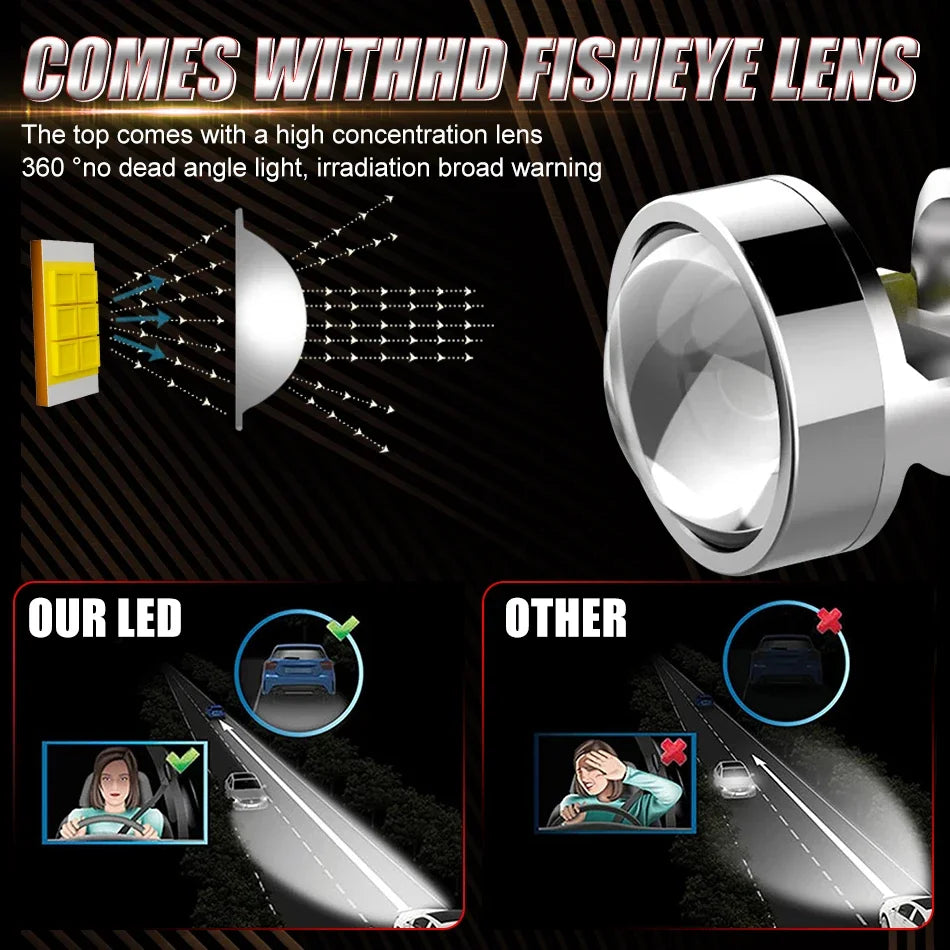 1100W 1080000 LM H7 H4 Canbus faro de coche Mini lente H11 H8 9005 9006 HB3 HB4 bombilla de proyector LED 6000K Auto motocicleta Mini lente