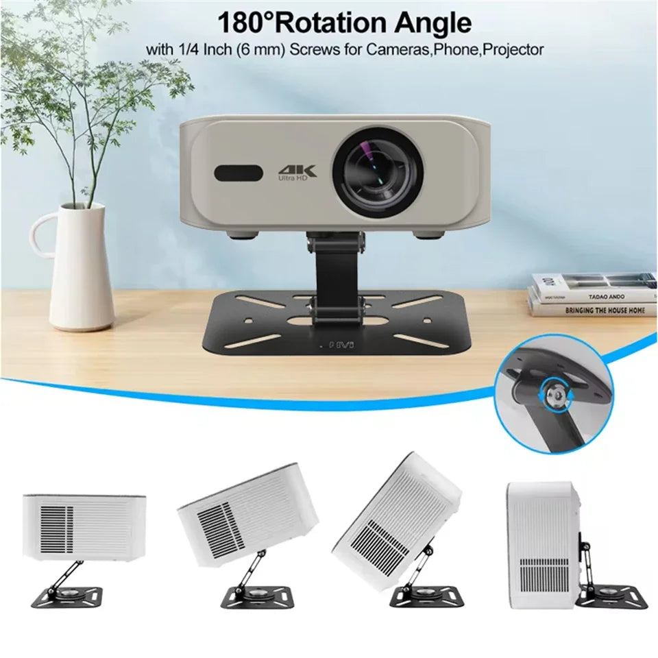 Proyector 4K UHD 35000 lúmenes Android WiFi 6 BT5.2 Native1080P Full HD Proyector de películas para cine en casa Enfoque automático Proyector inteligente