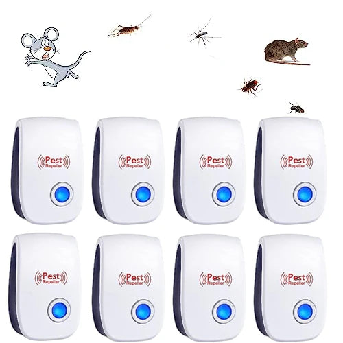 Repelente Ultrasónico Eléctrico para Insectos y Cucarachas