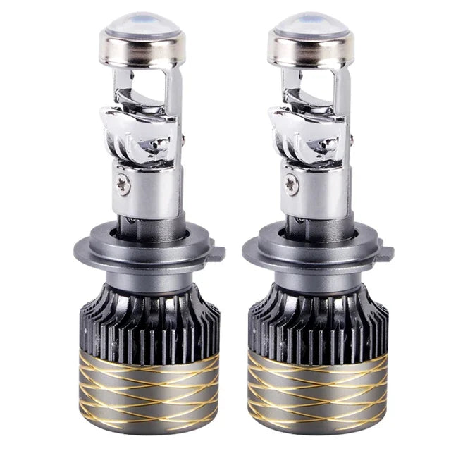 1100W 1080000 LM H7 H4 Canbus faro de coche Mini lente H11 H8 9005 9006 HB3 HB4 bombilla de proyector LED 6000K Auto motocicleta Mini lente