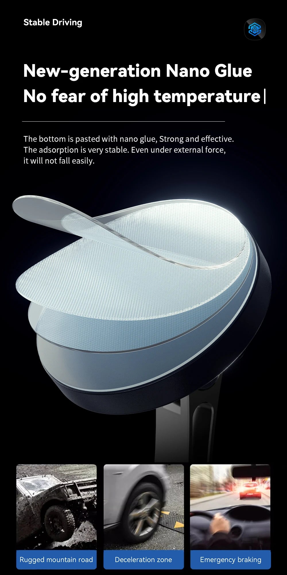 Essager-cargador inalámbrico magnético para teléfono de coche, soporte de montaje de pasta fácil de carga rápida de 15W para Magsafe iPhone 15 14 13 Pro Max