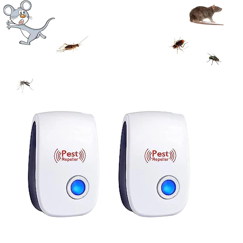 Repelente Ultrasónico Eléctrico para Insectos y Cucarachas