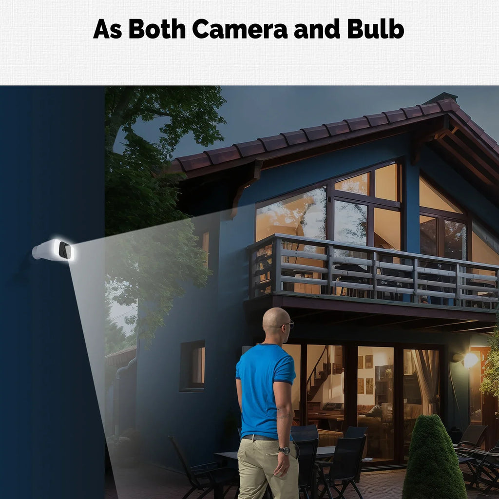 Cámara de Seguridad Solar WiFi Tuya, Tipo Bala, para Exteriores, 5MP, Impermeable, con Batería, CCTV, Vigilancia, Inalámbrica, Audio Bidireccional