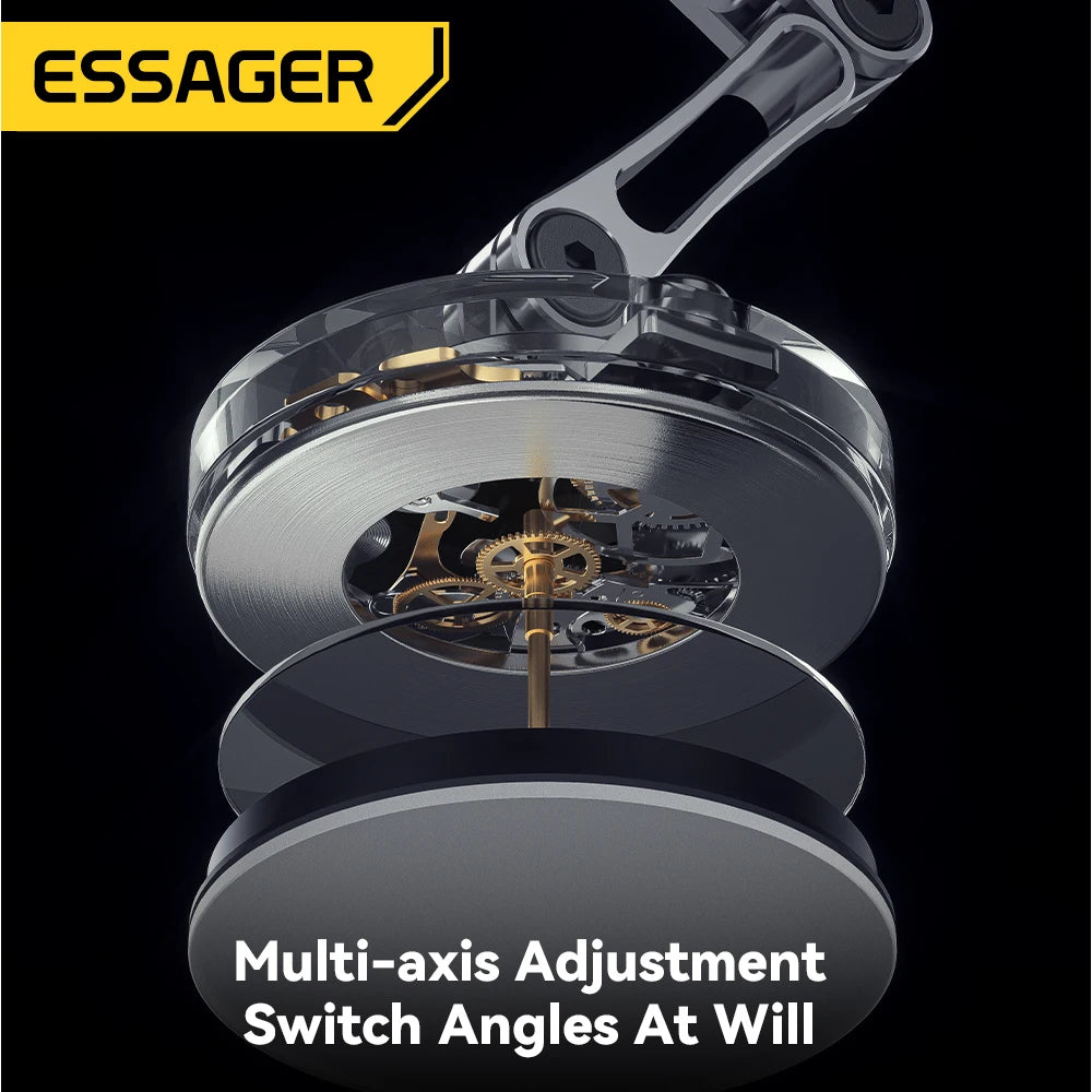 Essager-cargador inalámbrico magnético para teléfono de coche, soporte de montaje de pasta fácil de carga rápida de 15W para Magsafe iPhone 15 14 13 Pro Max