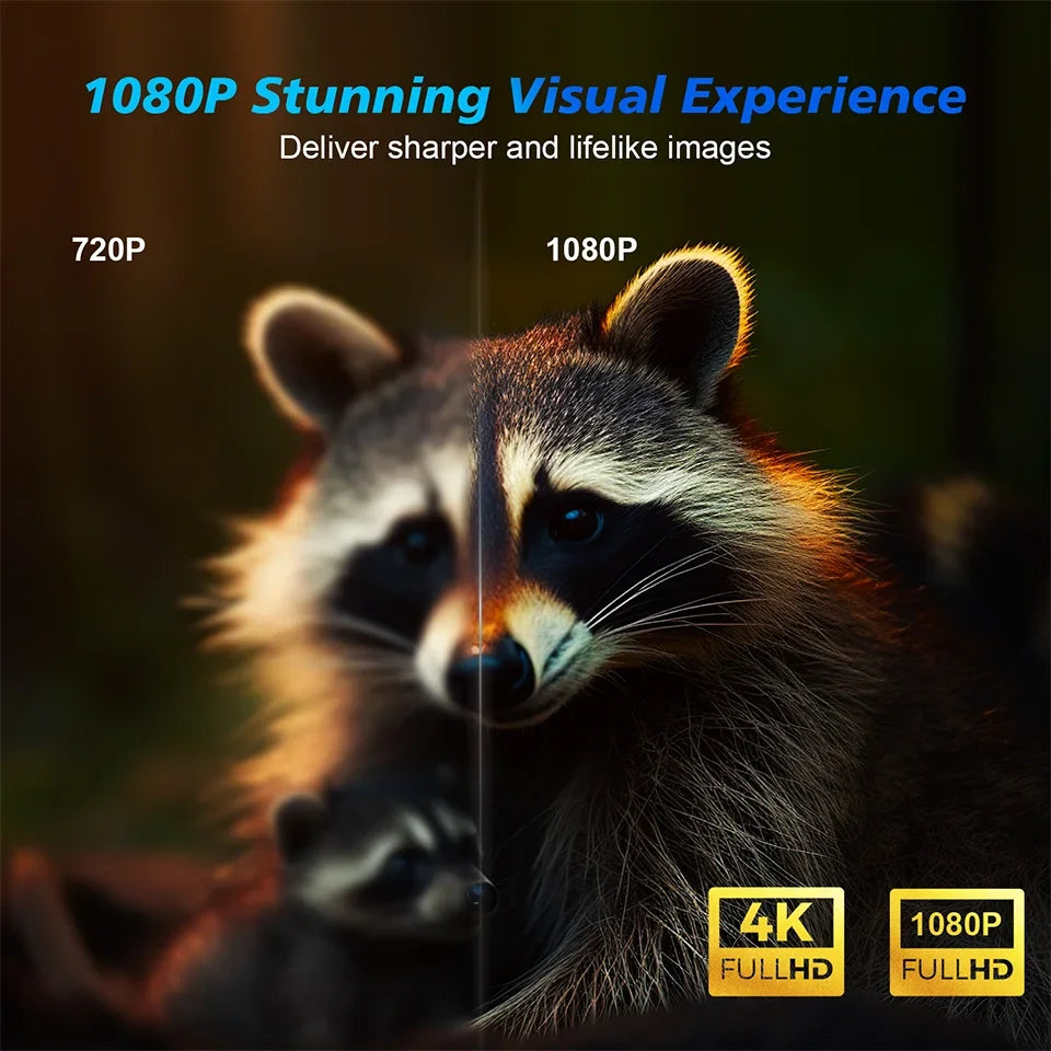 Proyector 4K UHD 35000 lúmenes Android WiFi 6 BT5.2 Native1080P Full HD Proyector de películas para cine en casa Enfoque automático Proyector inteligente