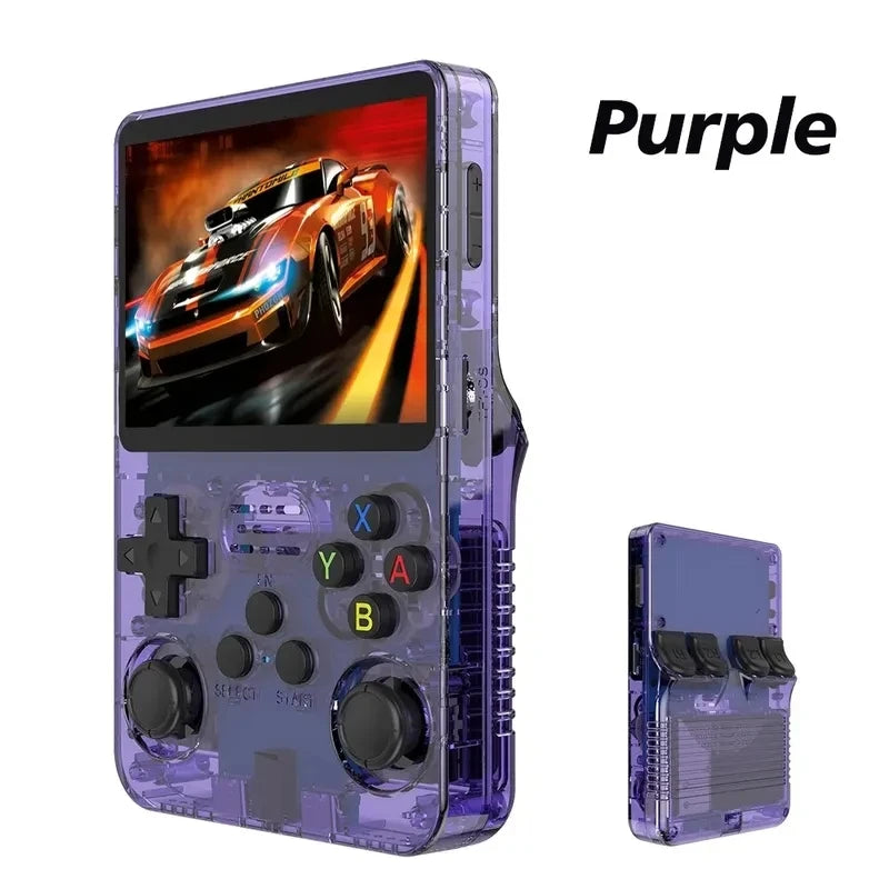 Consola de juegos portátil Retro ARKOS R36S, sistema Linux, reproductor de vídeo con pantalla IPS de 3,5 pulgadas, consola de juegos portátil de 64GB/128GB